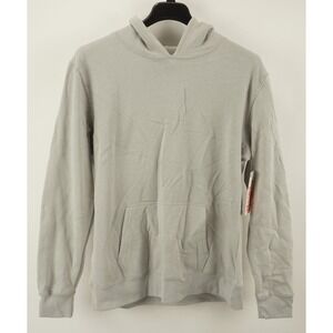 New‎ Fleece Factory Unisex Fleece Hoodie Adult Large Gray Stretch Sweatshirt